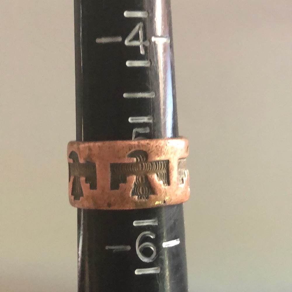 Copper Thunderbird Ring - image 2